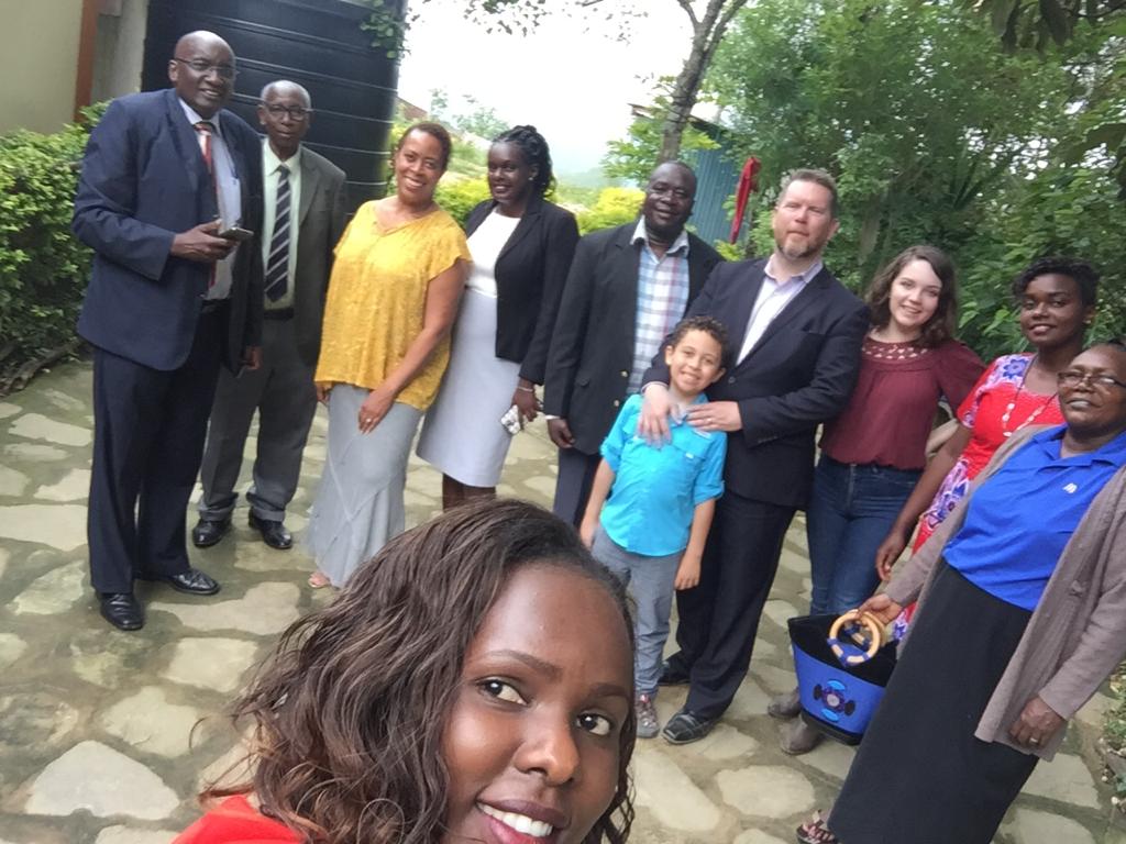 The Berlin and Mutua families, Mikweni Village Kenya