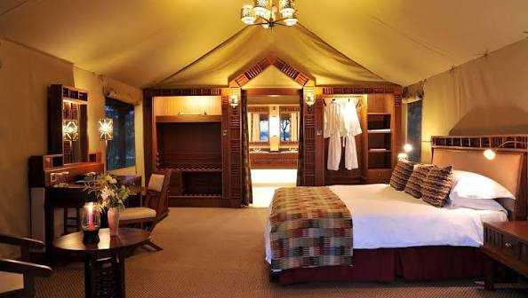 Luxury tent at Sweetwaters in Ol Pejeta Conservancy Kenya